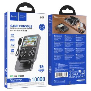 Power Bank “Q47 Shine” PD20W 10,000mAh with game console