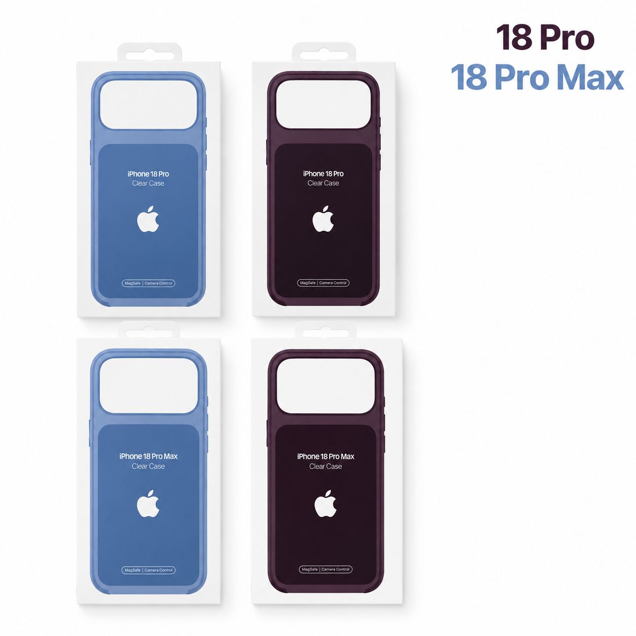 Apple Magsafe Light Blue and Dark Cherry 18 Pro,18 ProMax Original